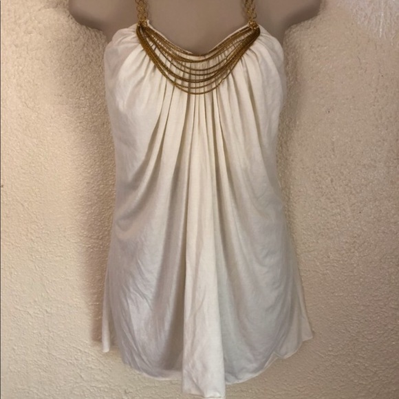 Poof! Tops - Cream Dressy Tank